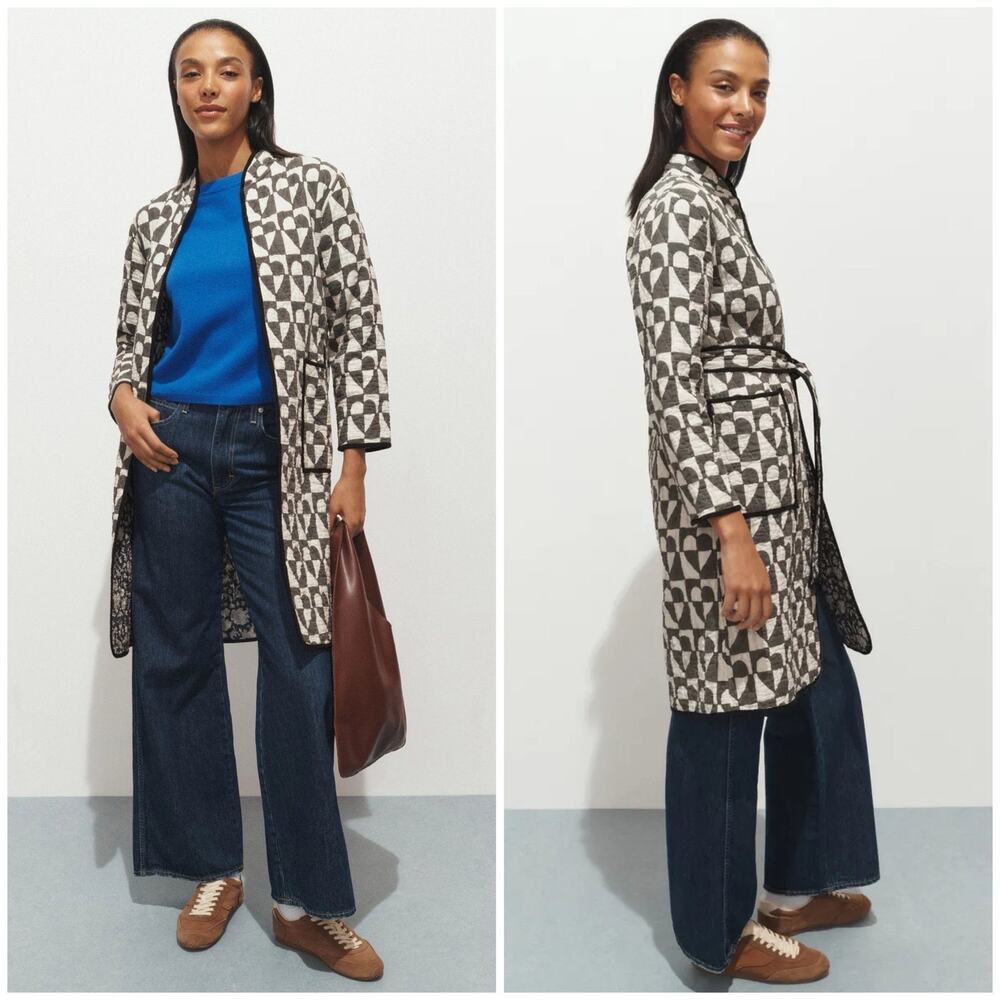 Free People x Block Prints Jiya Quilted Print Coat M/L